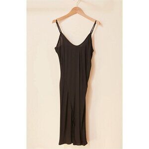 Natalie Martin Grier Black Short Slip Dress - Small